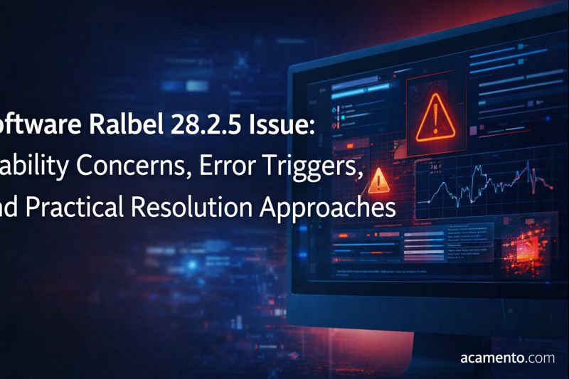 Software Ralbel28.2.5 Issue