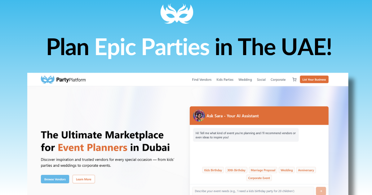 Complete Guide to Event Planning & Party Packages in Dubai
